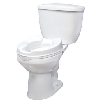 Drive Raised Toilet Seat without Lid, 2" - 12062 5 Drive Raised Toilet Seat without Lid, 2