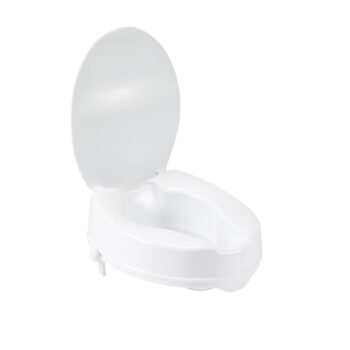 Drive Raised Toilet Seat with Lid, 2" - 12063 7 Drive Raised Toilet Seat with Lid, 4
