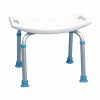 AquaSense Adjustable Bath Chair without Backrest - Height Adjustable 2 Aquasense adjustable bath chair without backrest