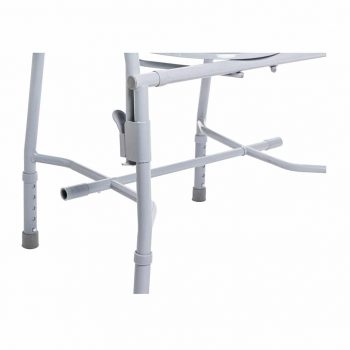 Drive Deluxe Steel Drop-Arm Commode - 11125KD-1 13 Drive Medical Deluxe Steel Drop-Arm Commode 11125KD-1