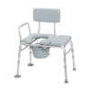 Drive Padded Transfer Bench/Commode - 12005KDC-1 1 Drive Combination Padded Transfer Bench/Commode - 12005KDC-1 Combination padded transfer bench/commode Splash Defense Transfer Bench