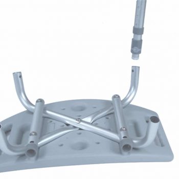 Drive Deluxe Aluminum Shower Chair - 12202KD-4 7 Drive medical deluxe aluminum shower chair