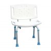 AquaSense Adjustable Bath Chair with Backrest - 770-510 1 Aquasense adjustable bath chair with backrest