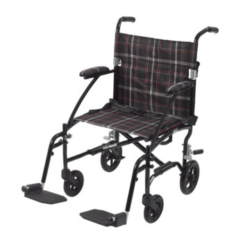 Drive Fly-Lite Aluminum Transport Chair - DFL19-BL 10 Drive Fly-Lite Aluminum Transport Chair - DFL19-BL Dfl19 blk Airgo Comfort-Plus XC