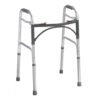 Drive Deluxe Folding Walker - Two Button 2 Drive Deluxe Folding Walker - Two Button Drive deluxe folding walker no wheel Drive Deluxe Folding Walker