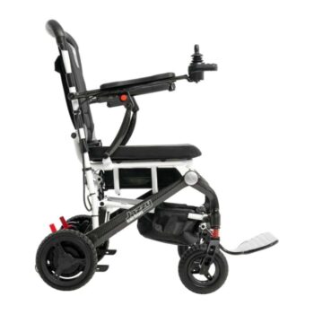 Pride Jazzy Carbon Folding Power Wheelchair Jazzy carbon electric wheelchair side jazzy carbon