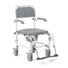 Medline Aluminum Wheeled Commode with Back - G1-504WCPX1 1 Medline Aluminum Wheeled Commode with Back - G1-504WCPX1 Medline aluminum wheeled commode with back 4 Drop-Arm Commode