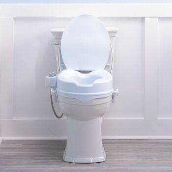 PreserveTech Raised Toilet Seat with Bidet, 5" - RTL12C005-WH 14 PreserveTech Raised Toilet Seat with Bidet, 5