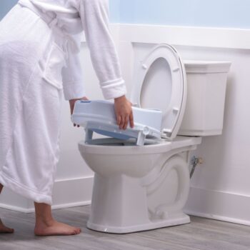 PreserveTech Raised Toilet Seat with Bidet, 5" - RTL12C005-WH 17 PreserveTech Raised Toilet Seat with Bidet, 5