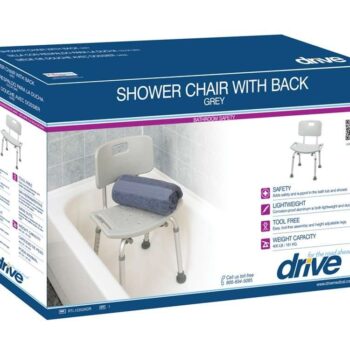 Drive Deluxe Aluminum Bath Chair - RTL12202KDR 8 Drive medical bathroom safety shower tub chair