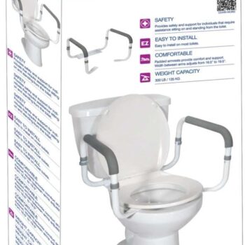 Drive Toilet Safety Rail - RTL12087 7 Drive Medical Toilet Safety Rail