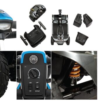 Pride Revo 2.0 Three Wheel Scooter 19 Pride Revo 2.0 Three Wheel Scooter in Toronto Mobility Specialties 3-wheel Scooters Revo 2.0