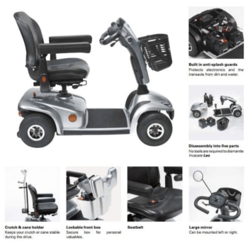 Invacare Leo - 4 Wheel Scooter 11 Invacare Leo - 4 Wheel Scooter Invacare leo 5 Invacare Comet Pro