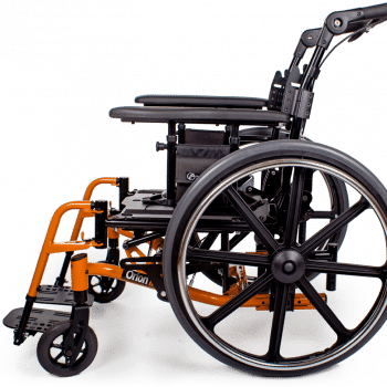 ORION III Tilt Wheelchair by Future Mobility 33 Orion iii wheelchair orange
