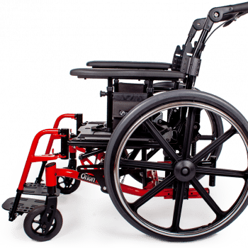 ORION III Tilt Wheelchair by Future Mobility 24 Orion iii wheelchair red