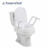 PreserveTech Universal Raised Toilet Seat, Height Adjustable - RTL12C002-WH 1 PreserveTech Universal Raised Toilet Seat RTL12C002-WH