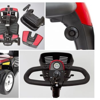 Pride Go Go LX 4 Wheel Scooter with CTS Suspension 7 Pride go go lx 4-wheel scooter w/cts suspension