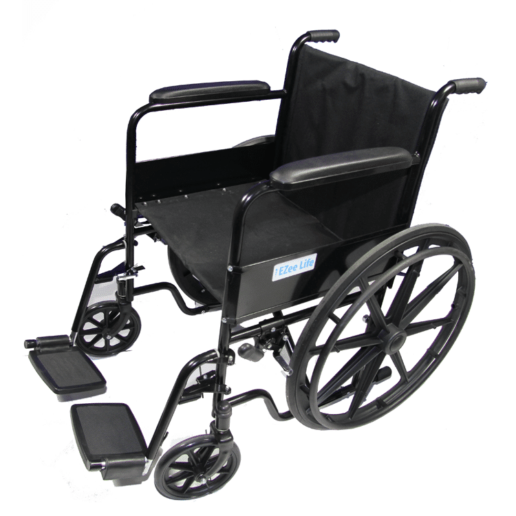 Ezee Life Standard Folding Wheelchair CH1090 3 Ezee life standard