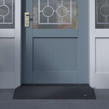 Rubber Angled Entry Mat 21 Rubber Angled Entry Mat in Toronto Mobility Specialties Angled Entry Mat MODULAR ENTRY RAMP