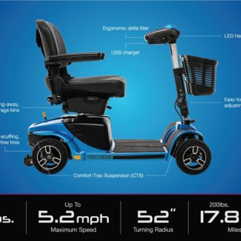 Pride Revo 2.0 Three Wheel Scooter 20 Pride Revo 2.0 Three Wheel Scooter in Toronto Mobility Specialties 3-wheel Scooters Revo 2.0