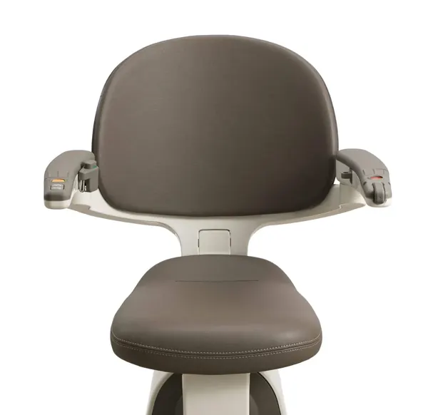 Access Flow X seat upholstered in Basalt Grey, front view