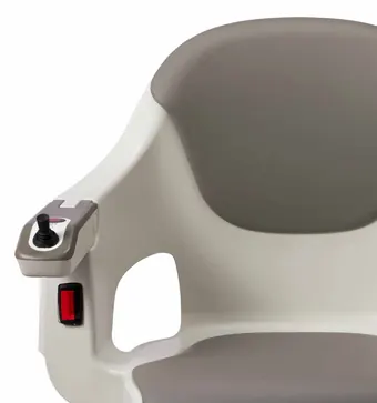 Warm gray upholstery on the Access HomeGlide