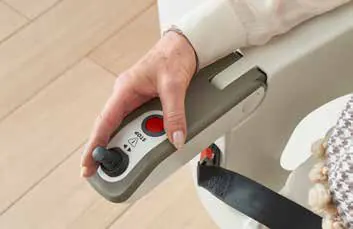 Soft-grip joystick on the Access HomeGlide