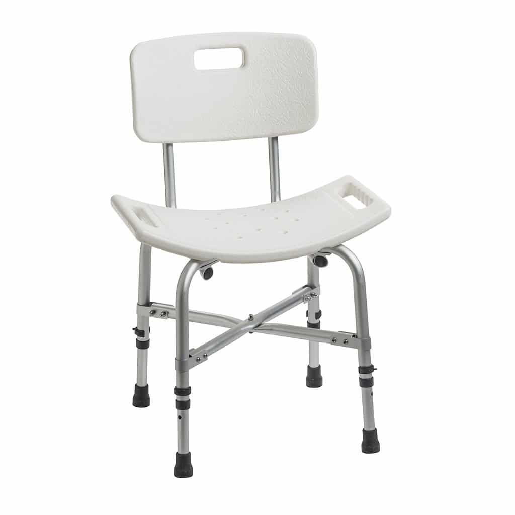 Adjustable shower chair