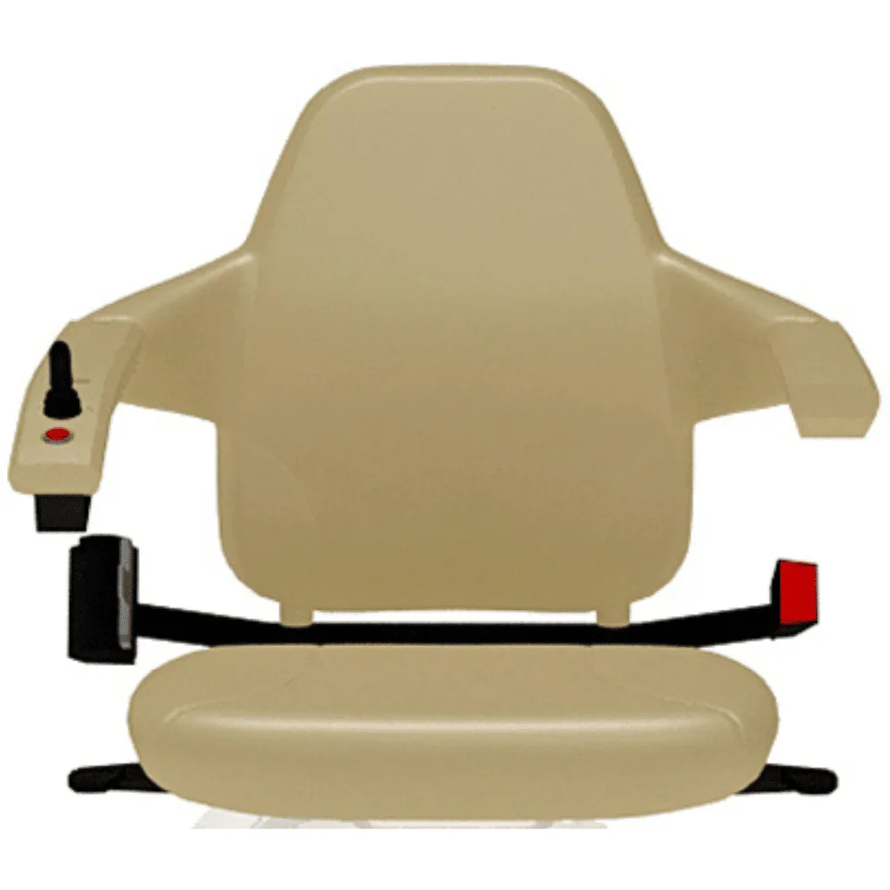 Handicare Freecurve Classic seat in beige leatherette