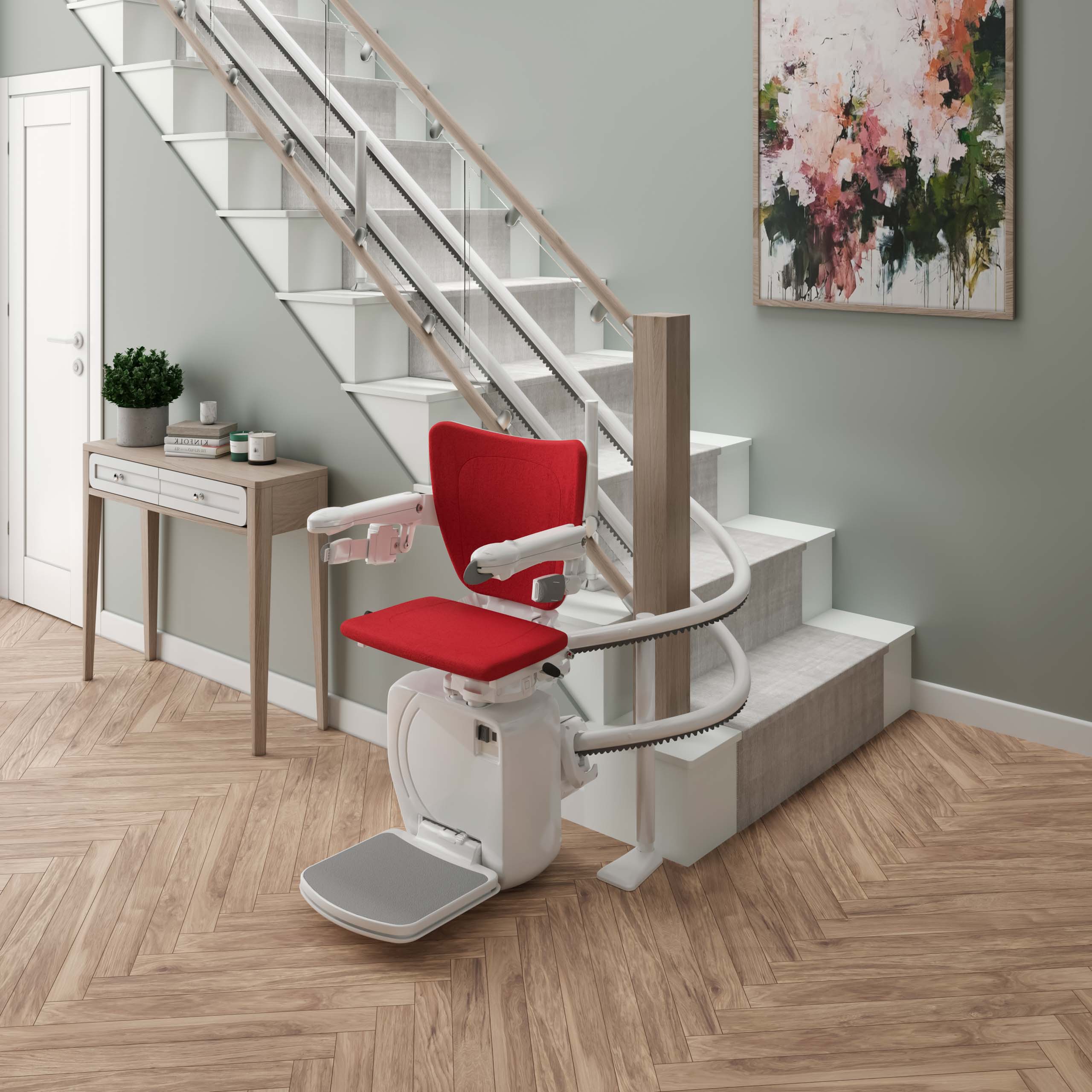 Handicare 4000 curved stairlift
