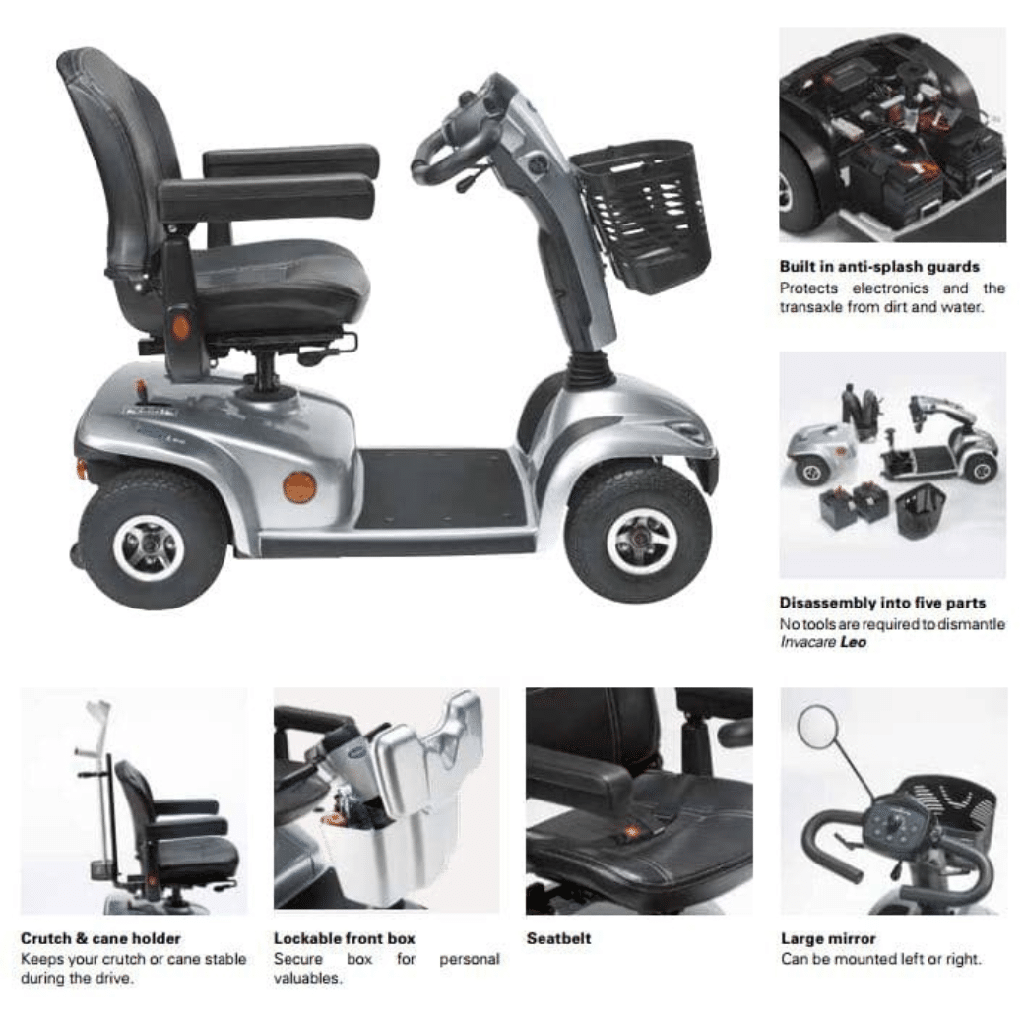 Invacare Leo - 4 Wheel Scooter Invacare leo 5 Invacare Comet Pro