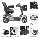 Invacare Leo - 4 Wheel Scooter Invacare leo 5 Invacare Comet Pro