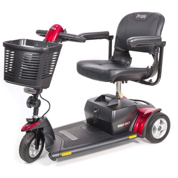 Pride Go Go Sport 3 Wheel Scooter pride-gogog-sprt-left-side-2 Go Go Sport, Go Go Sport 3 Wheel