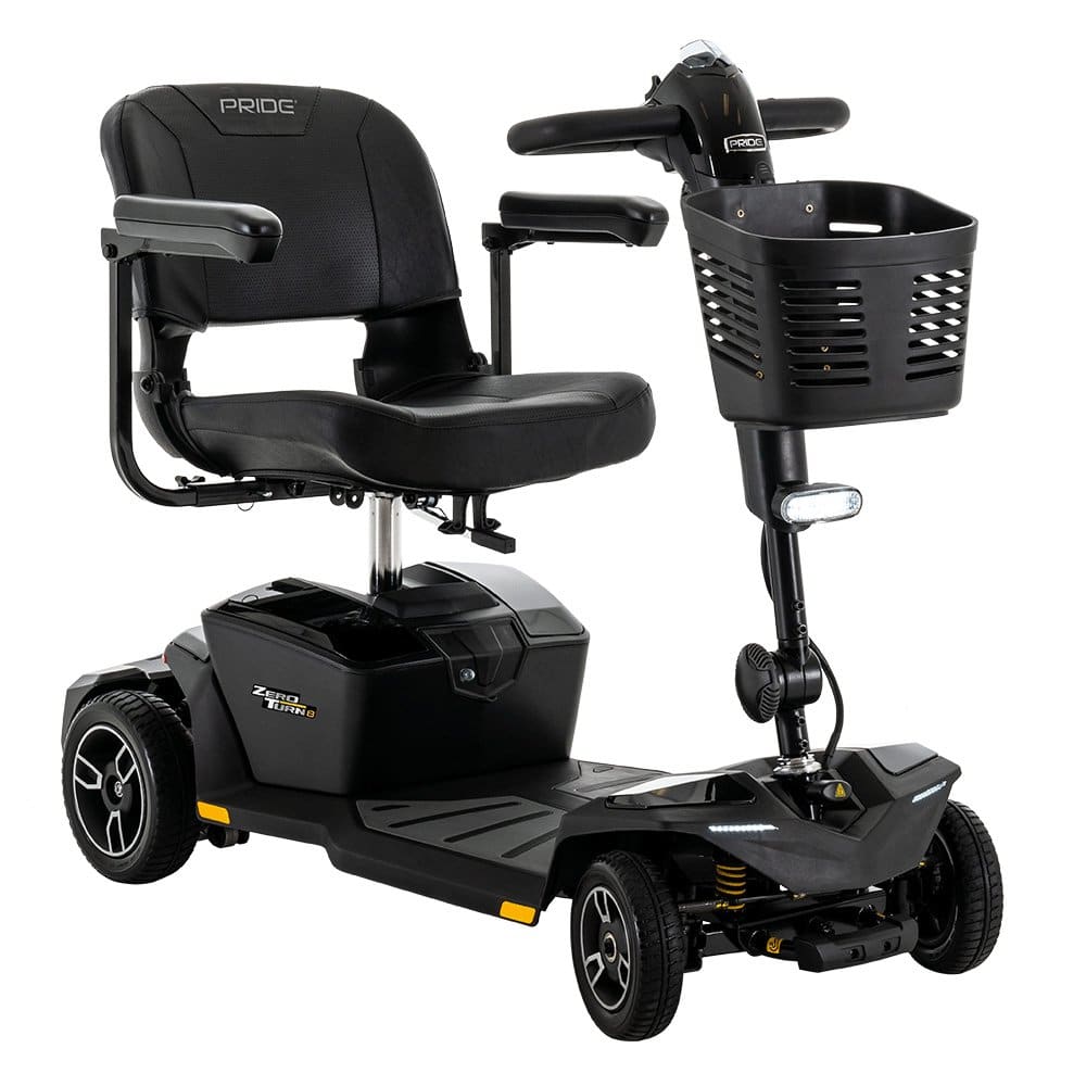 Pride Mobility Zero Turn 8 jazzy-zero-turn-onyx-black