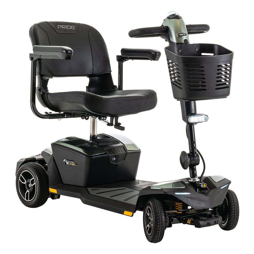 Pride Mobility Zero Turn 8 jazzy-zero-turn-green-moonstone