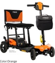 Pride Go-Go Super Portable Travel Scooter - orange view
