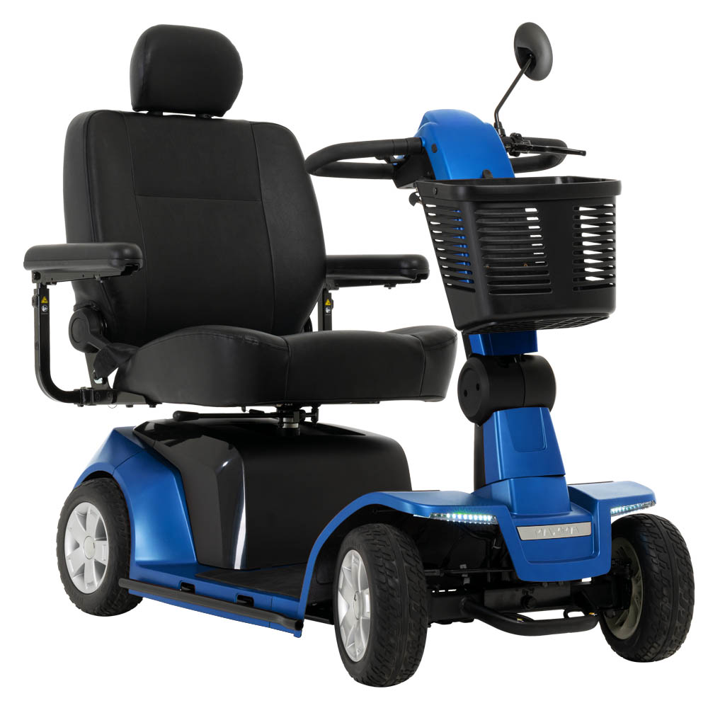 Pride Maxima 4-Wheel Heavy Duty Scooter - blue view