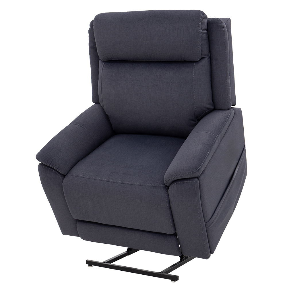 Pride Evolution LC-435 Lift Chair - lifted blue view