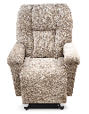 Golden Cloud Luxury with Twilight PR-527 Lift Chair - lifted view