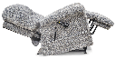 Golden Cloud Luxury with Twilight PR-527 Lift Chair - profile zg view