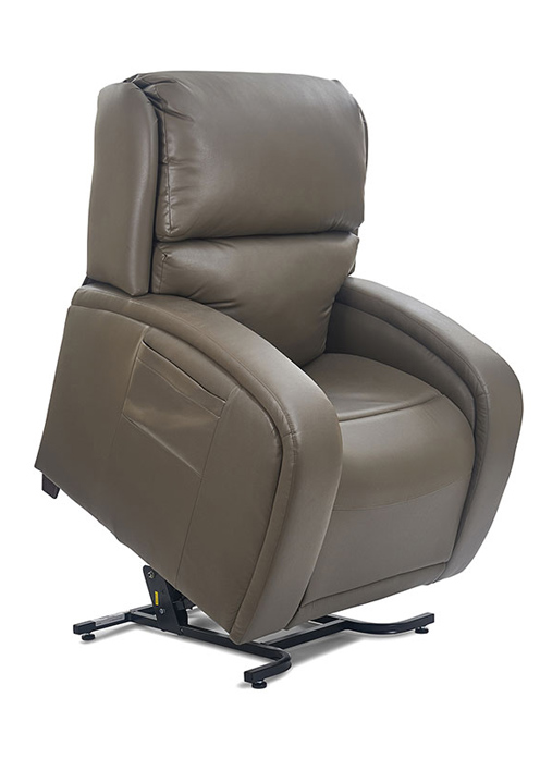 Golden EZ Sleeper with Twilight PR-761 Lift Chair - lifted shiitake view