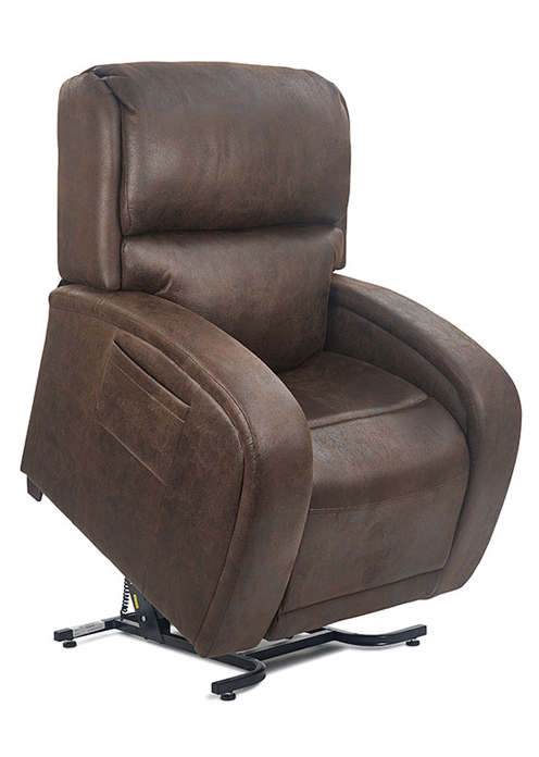 Golden EZ Sleeper with Twilight PR-761 Lift Chair - lifted bourbon view