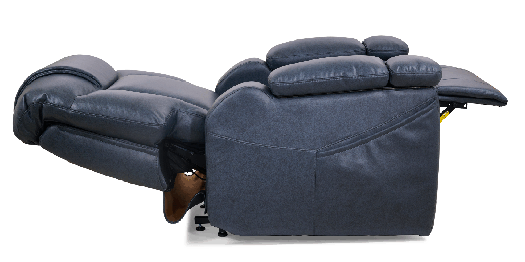 Golden Rhea with Twilight PR-447 Lift Chair - reclined view