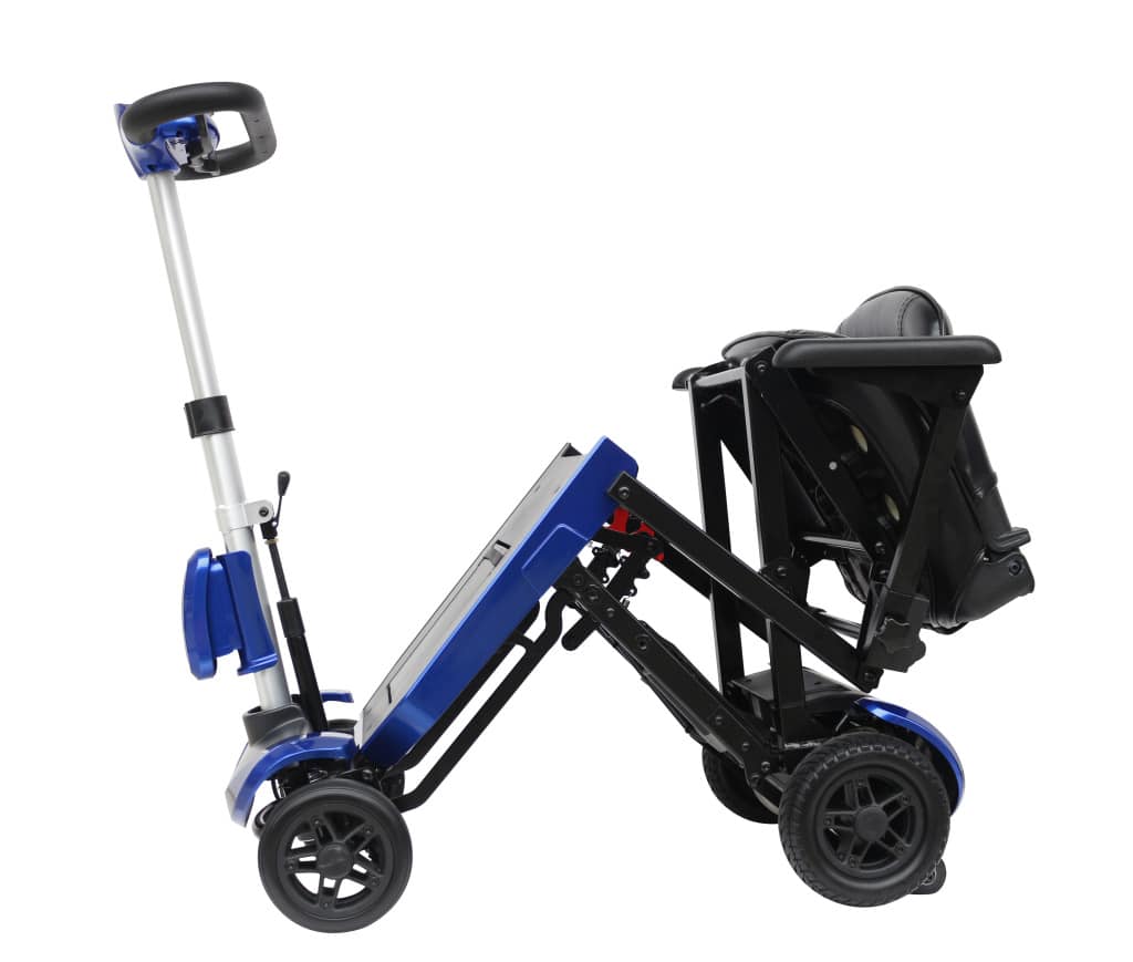 Drive ZooMe Auto Flex Folding Travel Scooter folding side