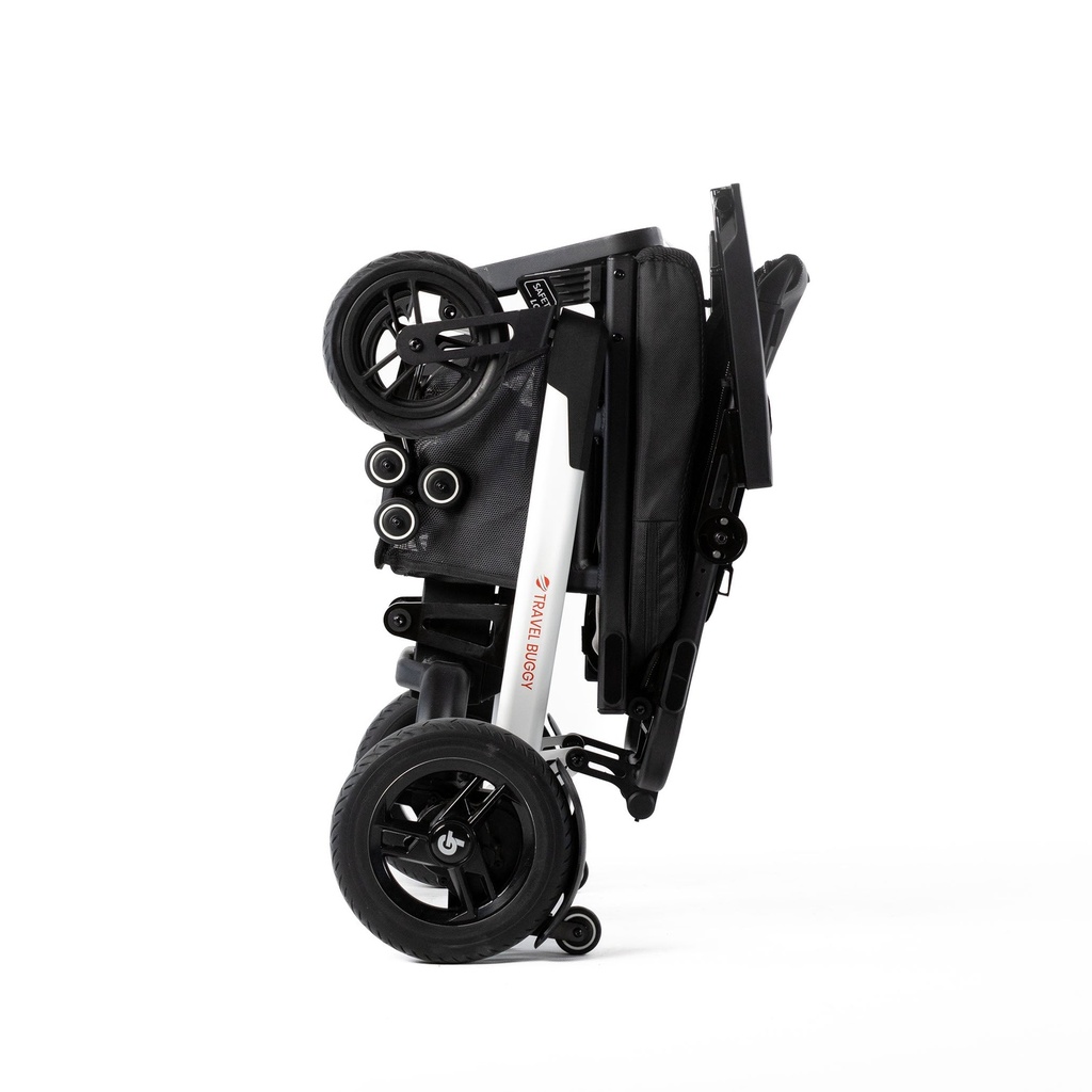 Travel Buggy Grand Tourer Folding Power Chair - folded for transport