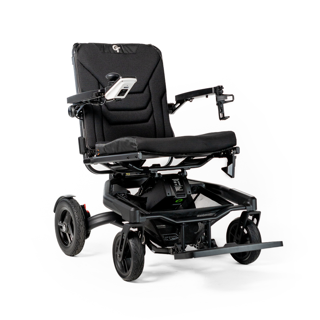 Travel Buggy Grand Tourer Folding Power Chair - black finish