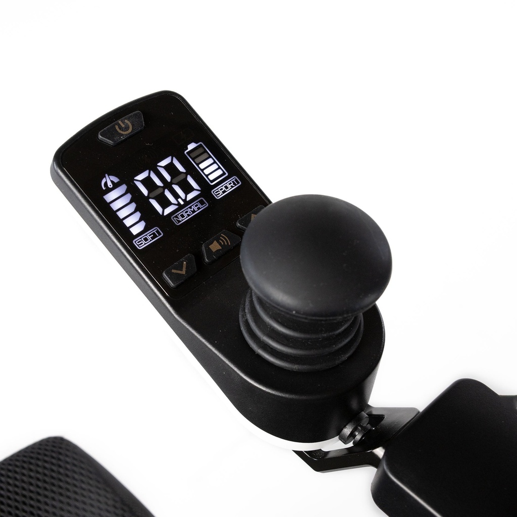 Travel Buggy Grand Tourer Folding Power Chair - joystick controller detail