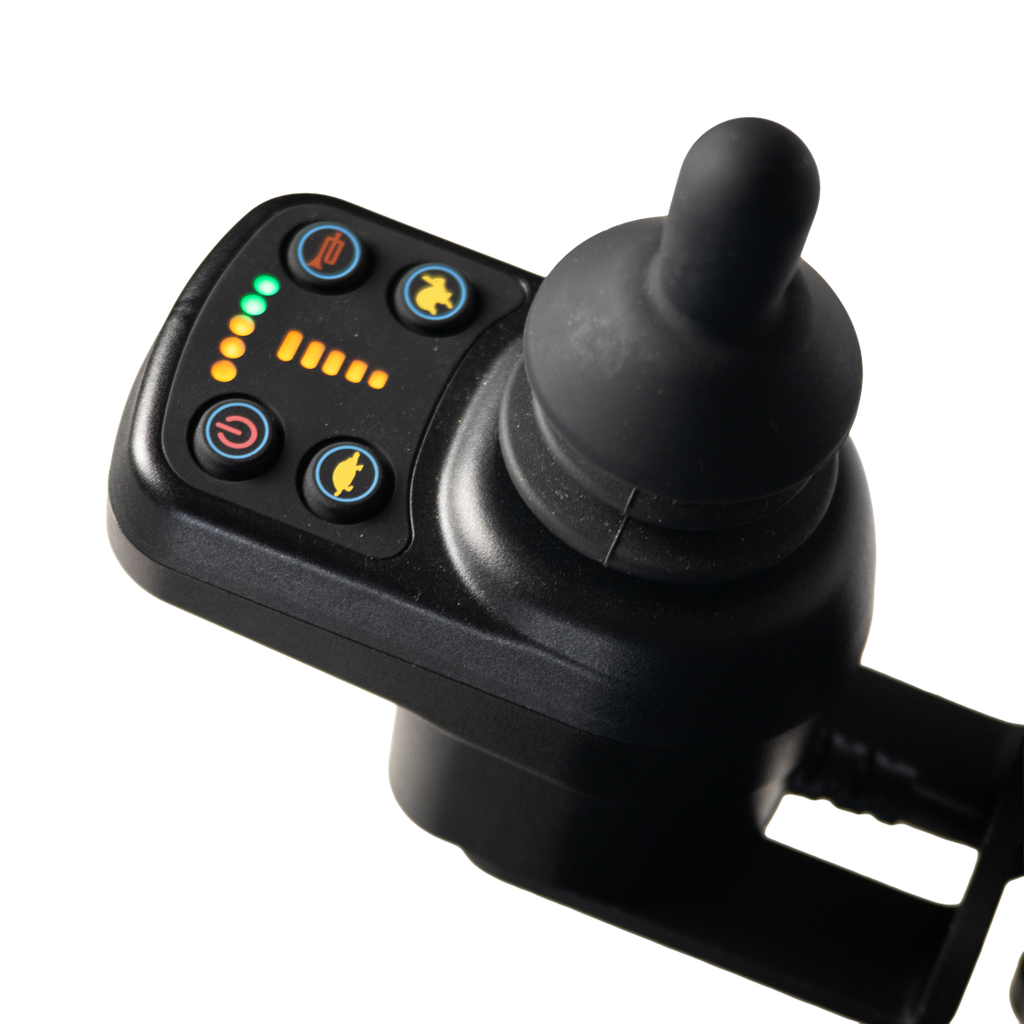 Travel Buggy Flightweight Dash 3 Power Chair - joystick controller detail