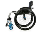 Quickie Nitrum Ultralight Rigid Wheelchair - open frame view
