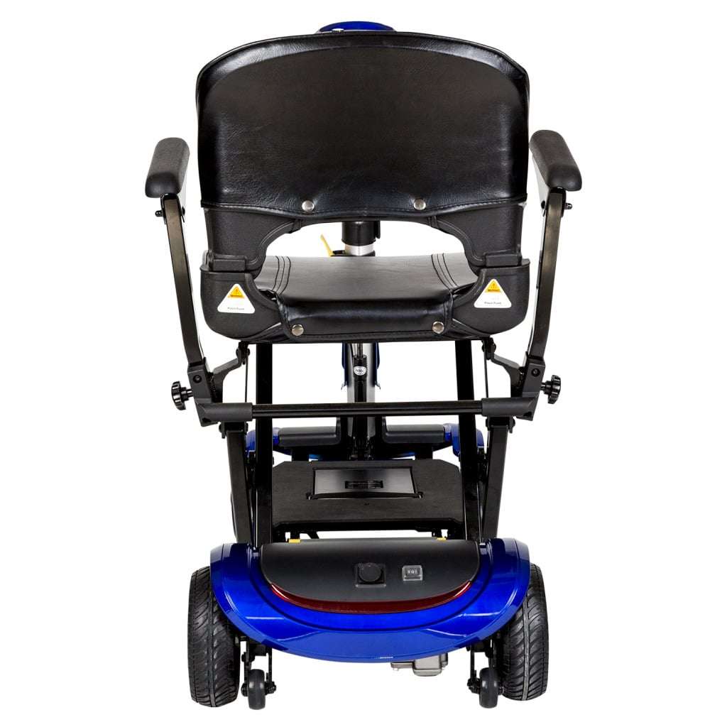 Drive ZooMe Auto Flex Folding Travel Scooter high angled